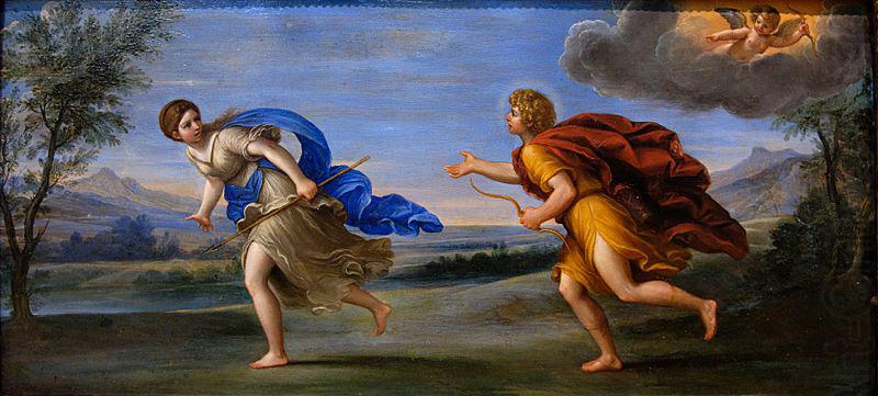 Francesco Albani Apollo and Daphne. china oil painting image